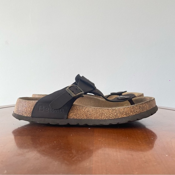 Betula By Birkenstock Shoes - Birkenstock Betula Gizeh Leather Thong Sandals | EU 37